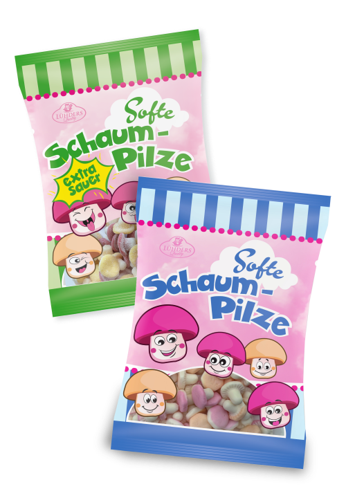 Schaumpilze, soft und extra sauer