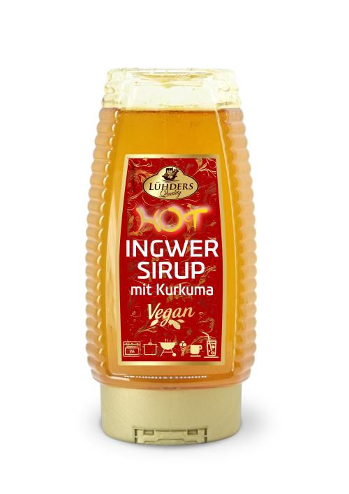 Ingwer Sirup mit Kurkuma